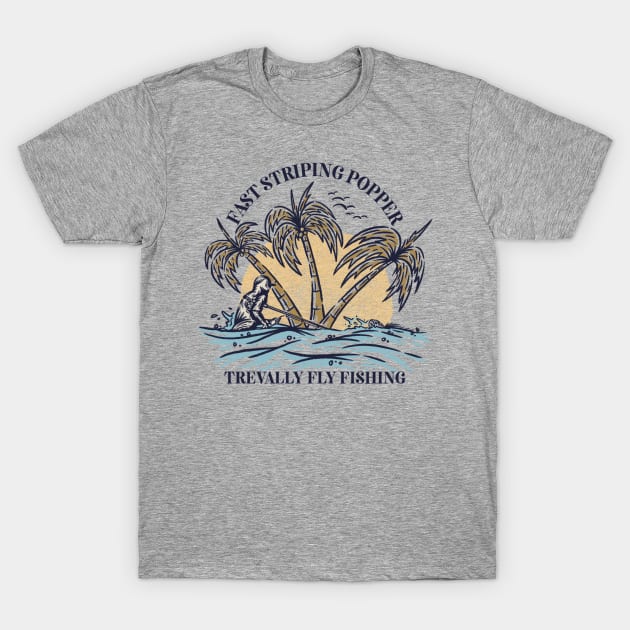 Fly Fishing T-Shirt by Theodhian